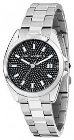 Zegarek KARL LAGERFELD srebrny damski 