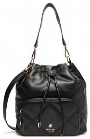 Worek Beverly Hills Polo Club czarny Torebka