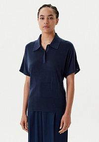 Koszulka polo Tommy Hilfiger granatowa damska 