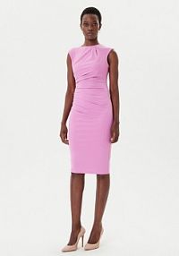 Sukienka koktajlowa Rinascimento różowa 