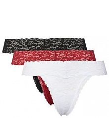 Stringi Guess wielokolorowe Komplet 3 par stringów