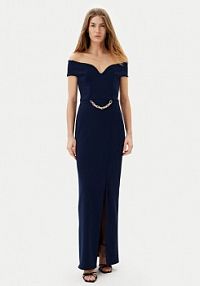 Sukienka wieczorowa Rinascimento granatowa 