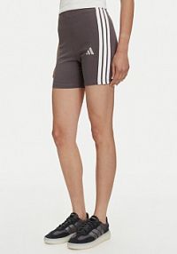 Szorty sportowe adidas szare Kolarki Essentials 3-Stripes JD0915  Slim Fit