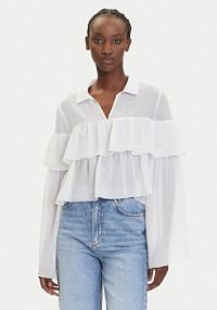 Bluzka ONLY biała damska Suzzi 15360661  Regular Fit