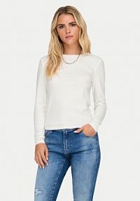Bluzka ONLY biała damska Riley 15323159  Slim Fit
