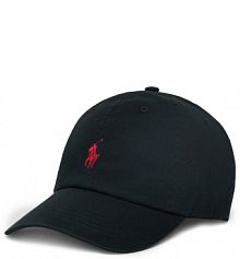 Czapka z daszkiem Polo Ralph Lauren czarna damska 