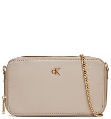 Torebka wieczorowa Calvin Klein beżowa 