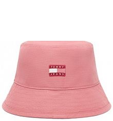 Kapelusz Tommy Jeans różowy damski 