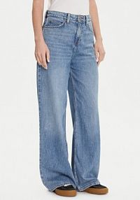 Jeansy Lee niebieskie damskie 