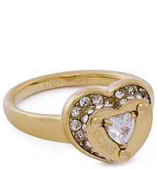 Pierścionek Guess złoty 