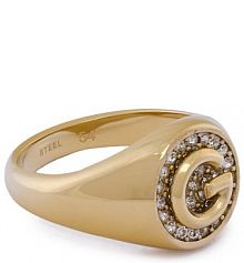 Pierścionek Guess złoty 