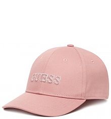 Czapka z daszkiem Guess różowa damska 