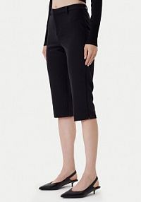 Spodnie eleganckie ONLY czarne damskie Capri Gitta 15349571  Slim Fit