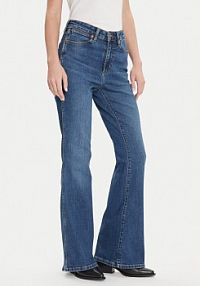 Jeansy Wrangler granatowe damskie Montana 112371140  Bootcut Fit