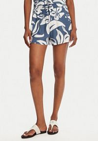 Szorty Banana Moon niebieskie damskie Materiałowe