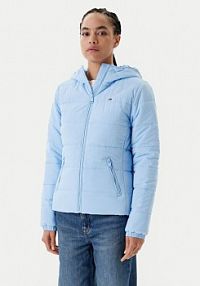 Kurtka przejściowa Tommy Jeans niebieska jasna damska DW0DW20959 Błękitny Slim Fit