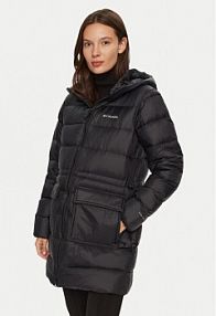 Kurtka puchowa Columbia czarna damska Płaszcz zimowy