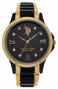 Zegarek U.S. Polo Assn. czarny damski 