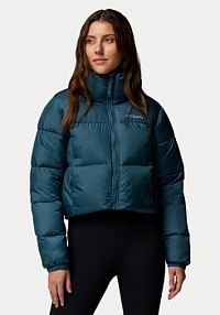 Kurtka puchowa Columbia niebieska damska Zimowa
