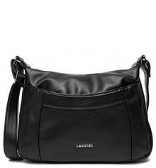 Torebka listonoszka Lasocki czarna 