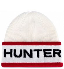 Czapka zimowa Hunter kremowa damska HTR-U3-001-AW24 Écru