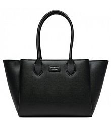 Torebka shopperka Emporio Armani czarna 