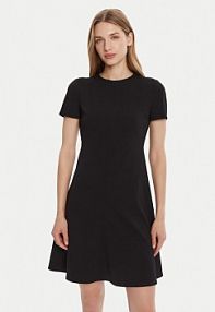 Sukienka koktajlowa Calvin Klein czarna LV044C064G  Slim Fit