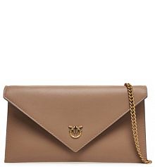 Torebka wieczorowa PINKO brązowa 