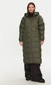 Płaszcz Columbia oliwkowy damski Zimowy