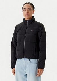 Kurtka przejściowa Tommy Jeans czarna damska 