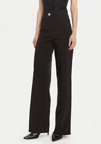Spodnie eleganckie Rinascimento czarne damskie Materiałowe