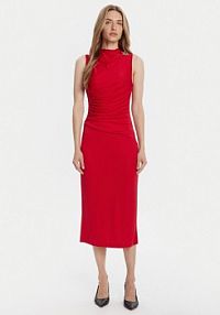 Sukienka koktajlowa Rinascimento czerwona 