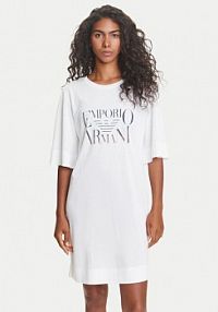 Sukienka codzienna Emporio Armani biała 
