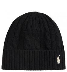 Czapka z daszkiem Polo Ralph Lauren czarna damska 