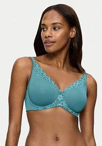 Biustonosz Triumph turkusowy Z fiszbiną