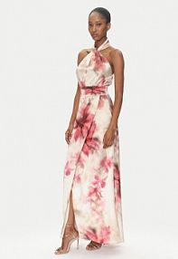 Sukienka wieczorowa Marciano Guess beżowa 