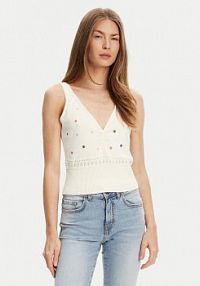 Top United Colors Of Benetton beżowy damski 