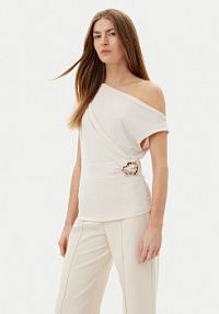 Bluzka Rinascimento beżowa damska 