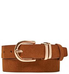 Pasek DeeZee brązowy damski Damski