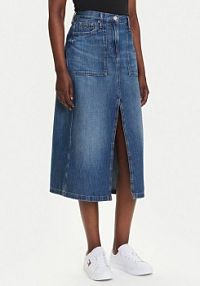 Spódnica jeansowa Tommy Jeans granatowa 