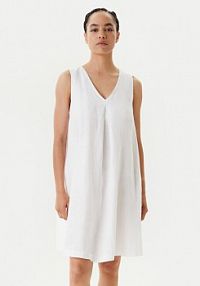 Sukienka letnia United Colors Of Benetton biała 4AGHDV0AX  Relaxed Fit