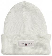 Czapka zimowa Tommy Jeans biała damska 