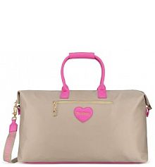 Torba weekendowa Juicy Couture beżowa 