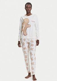 Piżama United Colors Of Benetton beżowa damska 