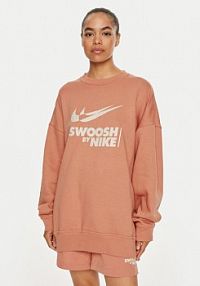 Bluza przez głowę Nike brązowa 