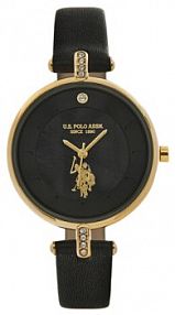 Zegarek U.S. Polo Assn. czarny damski 