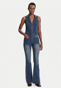 Kombinezon Desigual granatowy Glenn 25WWDD07  Regular Fit