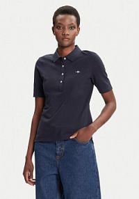 Koszulka polo Gant granatowa damska 