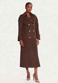 Płaszcz Rinascimento brązowy damski Przejściowy