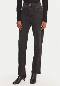 Jeansy Weekend Max Mara czarne damskie 